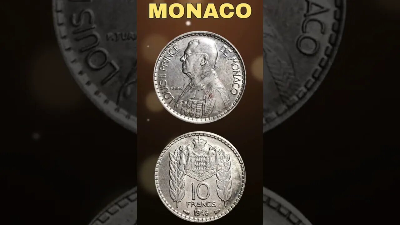 Monaco 10 Francs 1946. #shorts #viral #coinnotesz