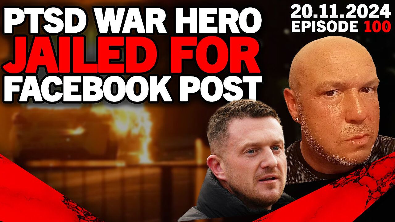 🚨LIVE! TWO TIER UK FURY AS WAR HERO WITH PTSD JAILED FOR FACEBOOK POST & TOMMY ROBINSON RALLY 🚨