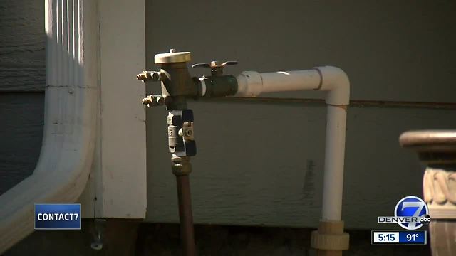 Man contacts Denver7 with alleged sprinkler scam