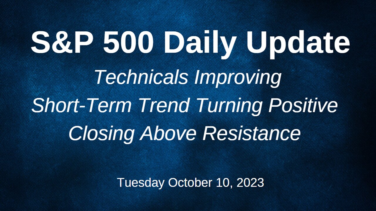 S&P 500 Daily Market Update for Tuesday October 10, 2023