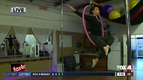 Aerial fitness in Bonita Springs 7 a.m.