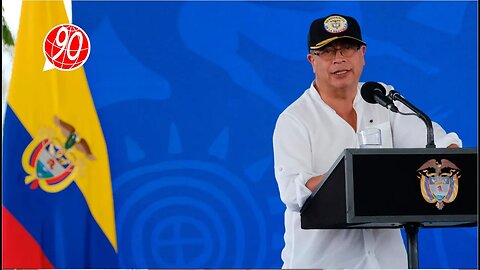 Presidente Gustavo Petro en la Ceremonia de Conmemoración del Bicentenario Naval, Cartagena, Bolívar