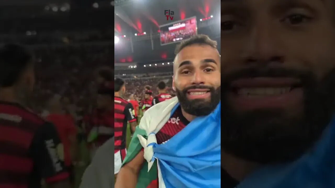 Thiago Maia comemora 🔴⚫