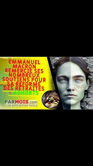 Emmanuel Macron remercie ses nombreux soutiens pour sa réforme des retraites - #shorts