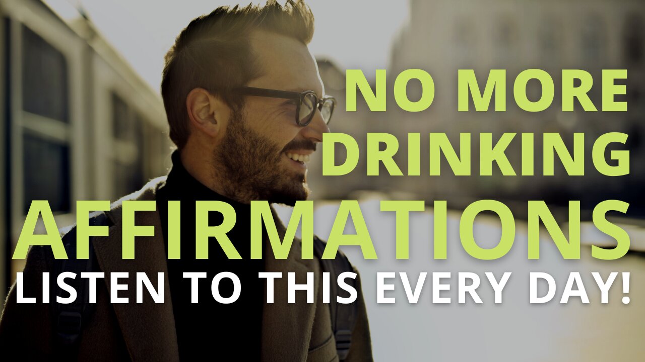 Powerful Quit Alcohol Affirmations [Stop Drinking Now] Listen Every Day!