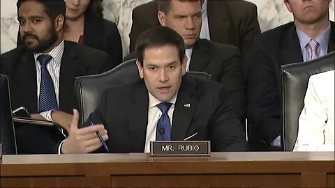 At Senate Intel Hearing Rubio Highlights Threats of Election Interference