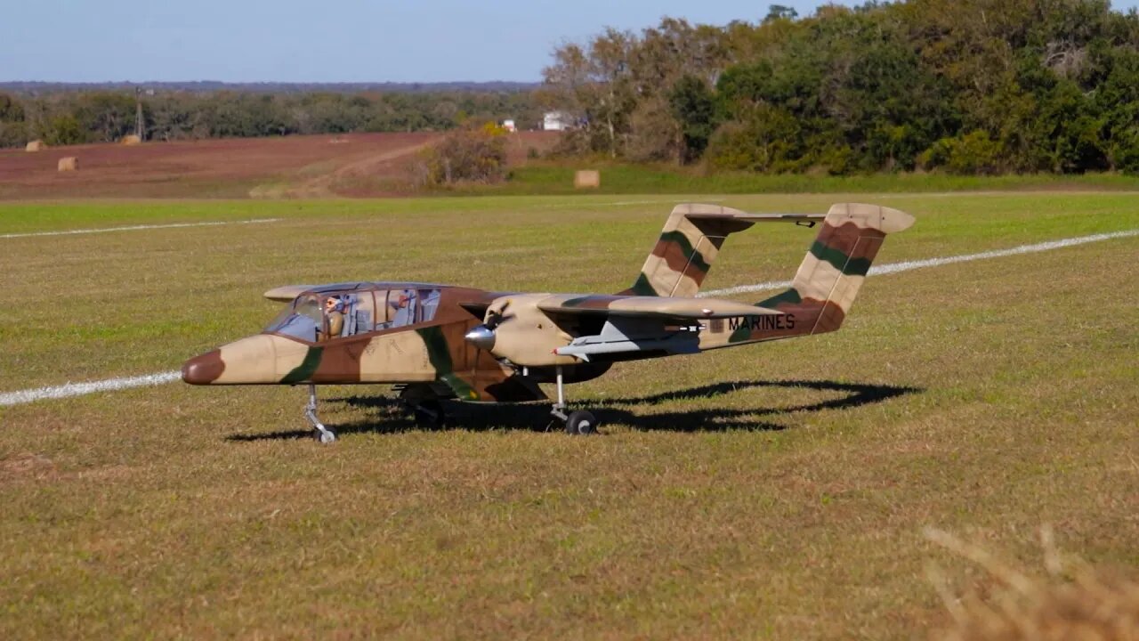 108" Wingspan OV-10 Bronco - Full flight at Thunder Over Round Top RC Expo || RC Planes