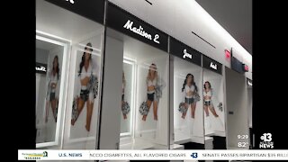 Inside the Raiderettes locker room