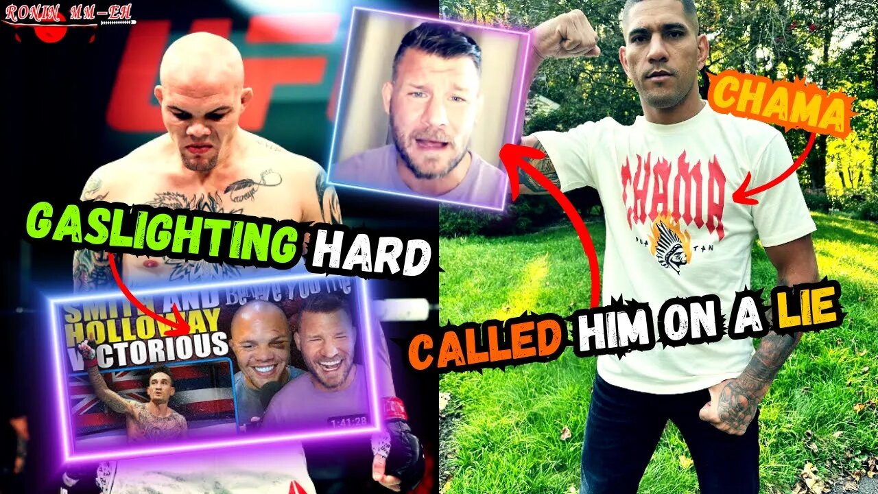 Anthony Smith GASLIGHTING Alex Pereira & fans Bisping CALLS HIM ON A LIE