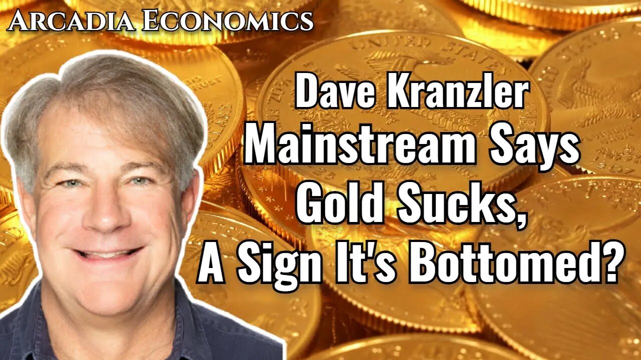 Mainstream Says Gold Sucks - A Sign It's Bottomed?