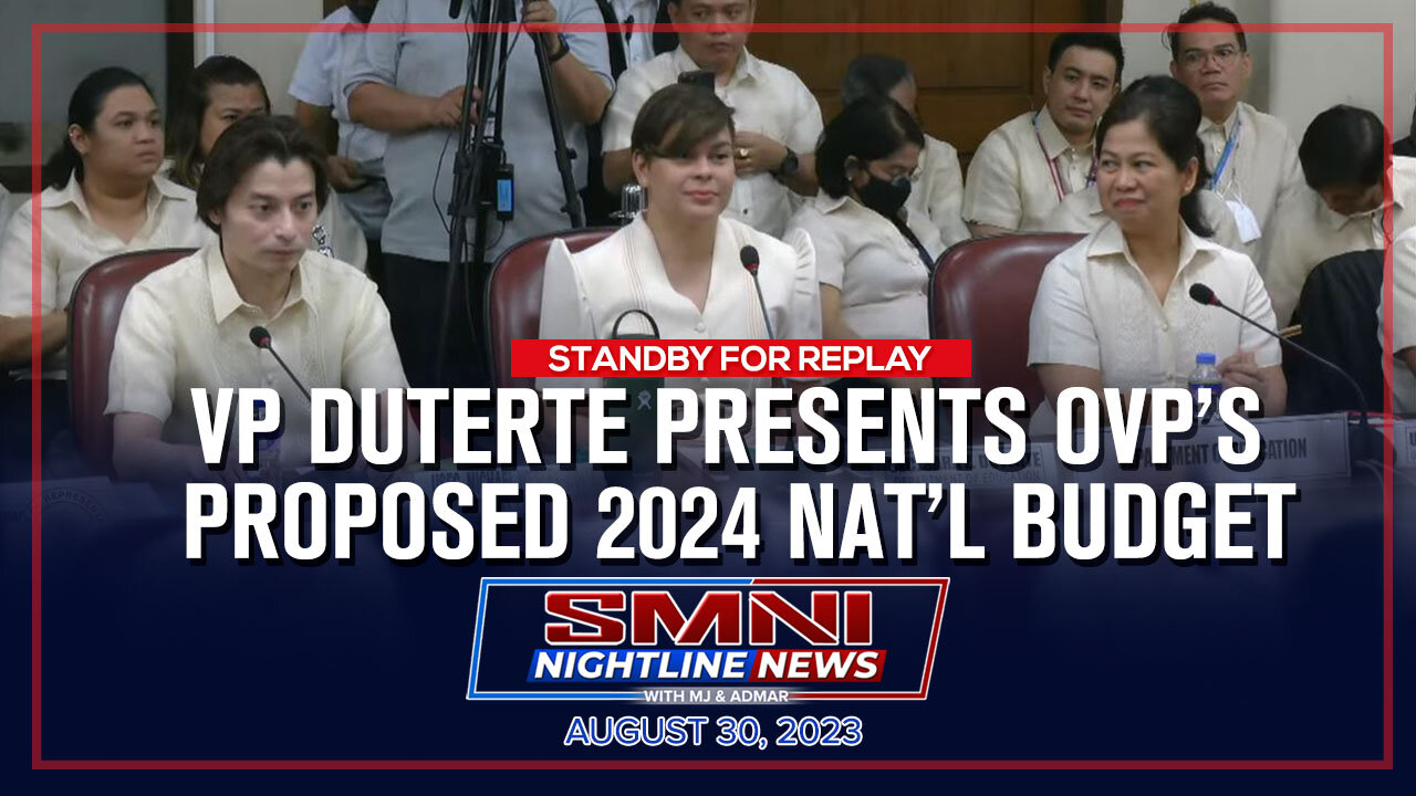 REPLAY: VP Sara Duterte presents OVP's proposed 2024 national budget