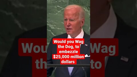 The U.S. is Stagging a War in Ukraine to Embezzle $25,000 million dollars. #joebiden