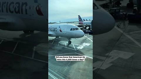 Airbus A319 Pulling in to Park. #AmericanAirlines #Traveling #Airliner