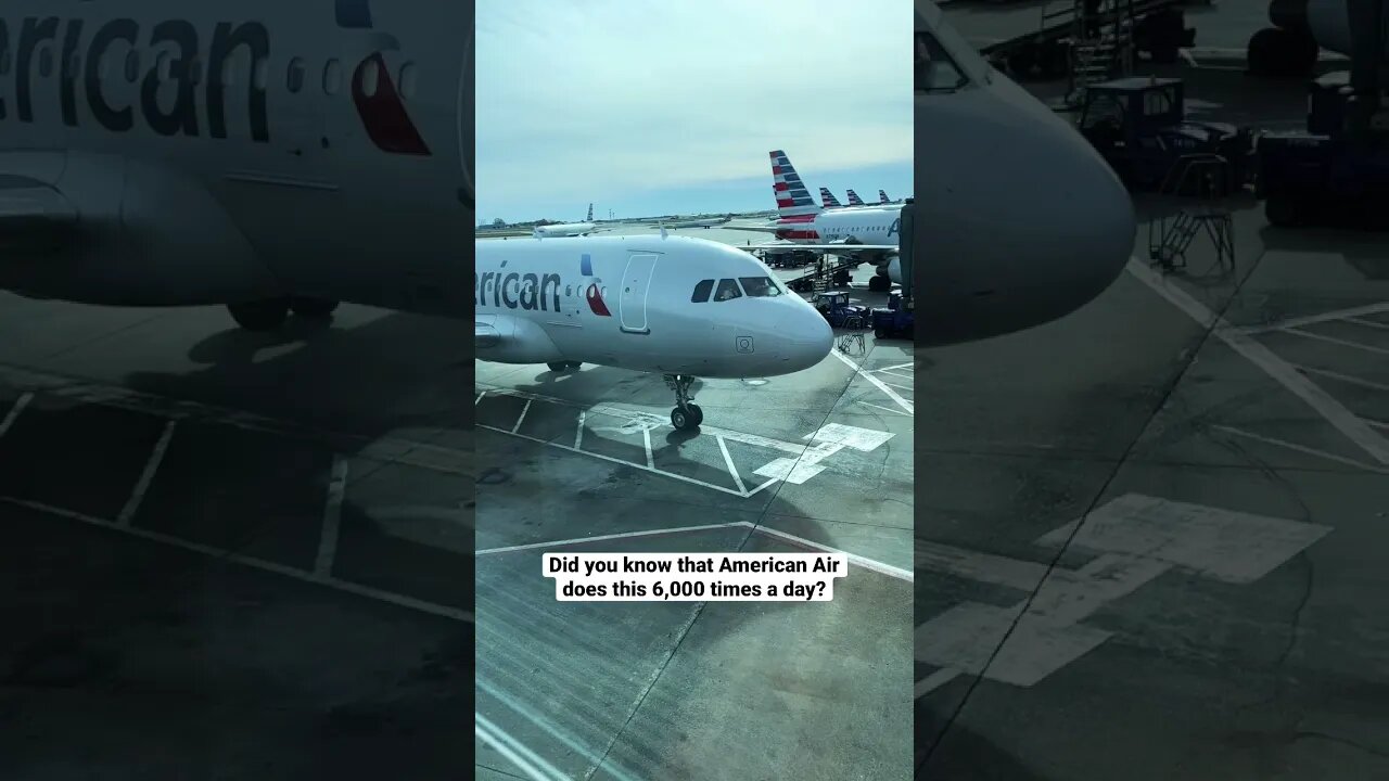 Airbus A319 Pulling in to Park. #AmericanAirlines #Traveling #Airliner