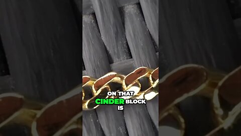 Cinder Block Test on a Popular Hollow Miami Cuban Link part 3
