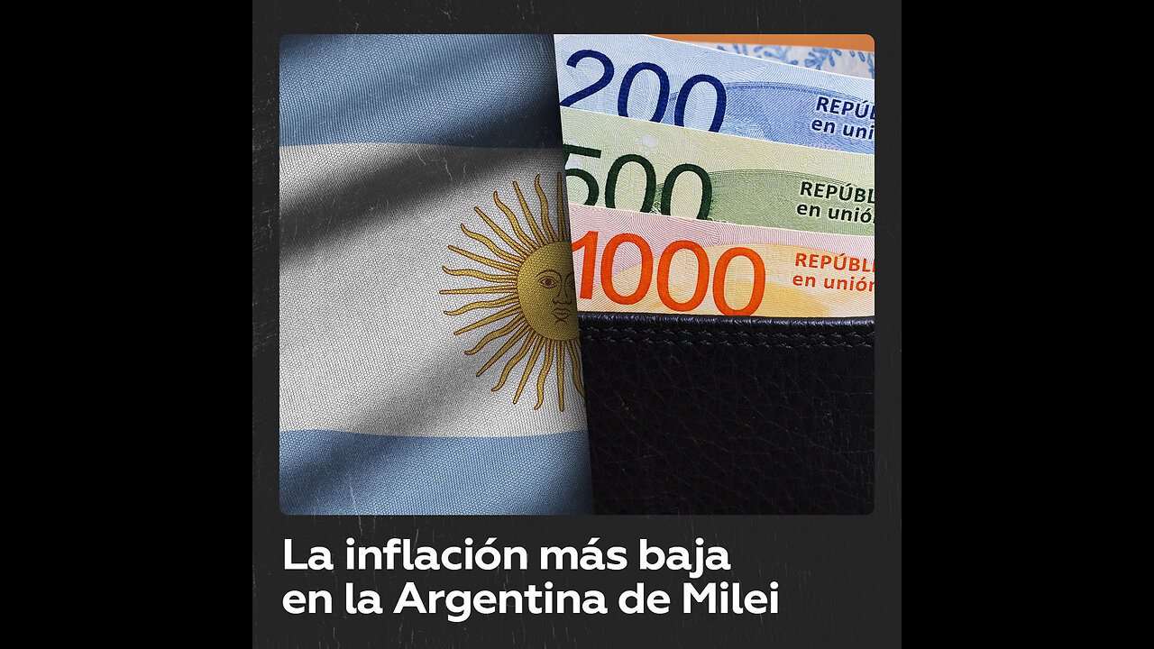 Argentina reporta la inflación más baja desde 2021