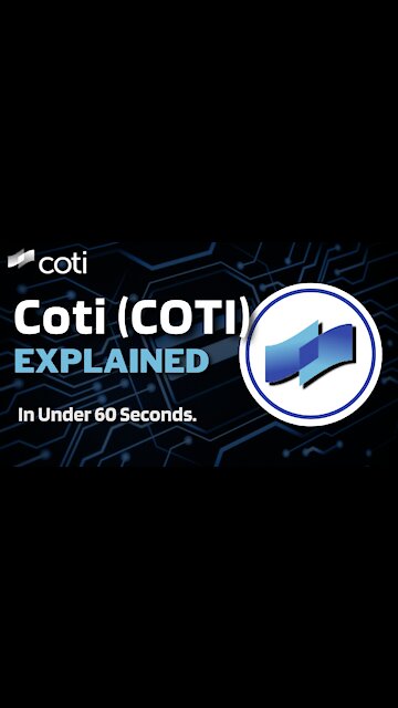 What is COTI (COTI)? | COTI Crypto Explained in Under 60 Seconds #Shorts