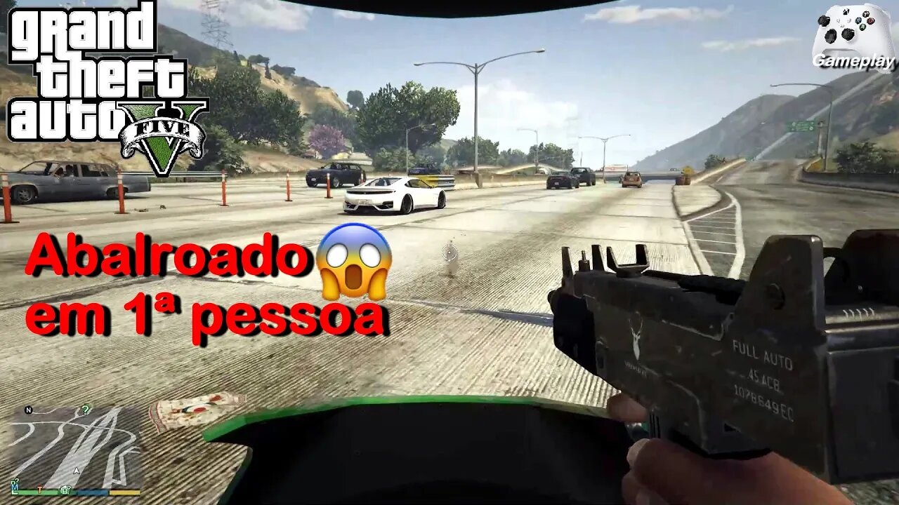 GTA 5 Abalroado em 1ª pessoa