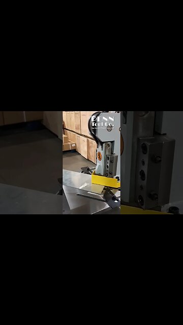 Cutting a 1/8" sheet using a Corner Notcher