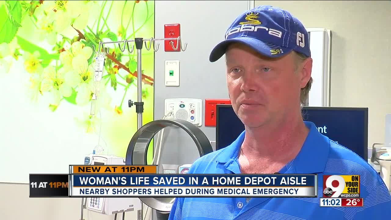 She met her guardian angel at Home Depot