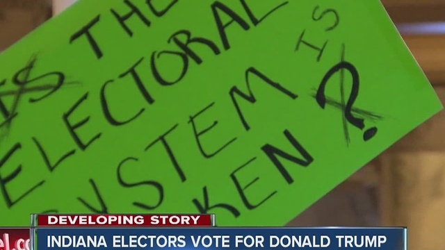 Trump wins Electoral College vote