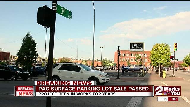 PAC Surface parking lot sale has passed