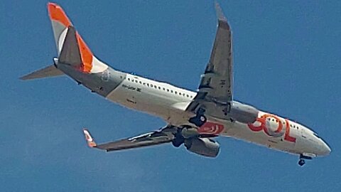 Boeing 737-800 PR-GZH coming from Brasília to Fortaleza