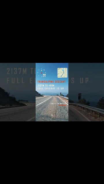EPIC Bike RIDE Down TRANSALPINA - 2139m to 469m | #shorts | 🇷🇴