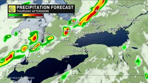 It will seem like déjà vu on Thursday with the threat of severe thunderstorms across southern Ontario