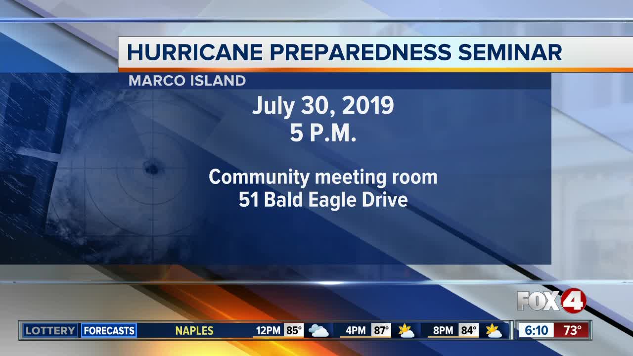 Marco Island hurricane Preparedness Seminar