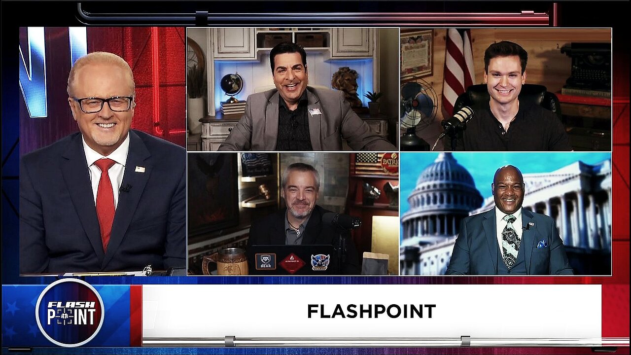 FLASHPOINT 6.24.2024 Gene Bailey; Pastor's Hank K. & Mark Burns, Charlie Kirk, Rick Green, Luke Ball