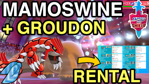 Scarf Groudon + Mamoswine Team • VGC Series 8 • Pokemon Sword & Shield Ranked Battles