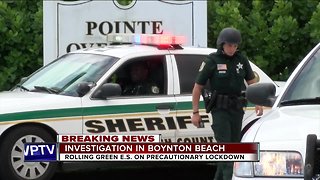 Rolling Green Elementary School in Boynton Beach on precautionary lockdown