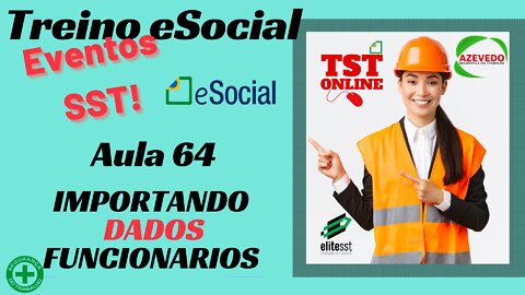 Aula 64 Importando DADOS Funcionários para o TSTONLINE Sistemas