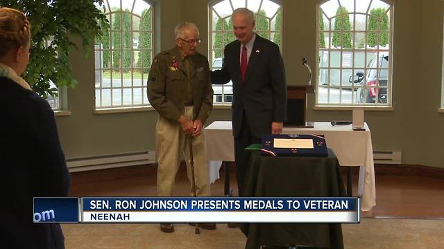 WWII Veteran receives medals decades later