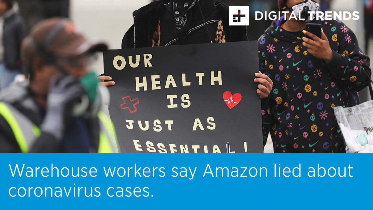 Warehouse workers say Amazon lied about coronavirus cases.