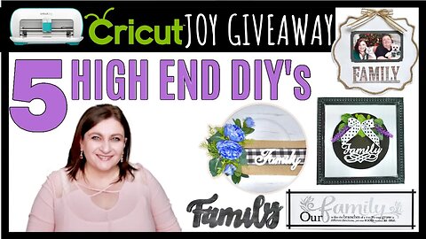 5 EASY HIGH END DOLLAR TREE FAMILY DIY TUTORIALS EASY FARMHOUSE DIYS EVERY DAY DIY | Cricut Giveaway