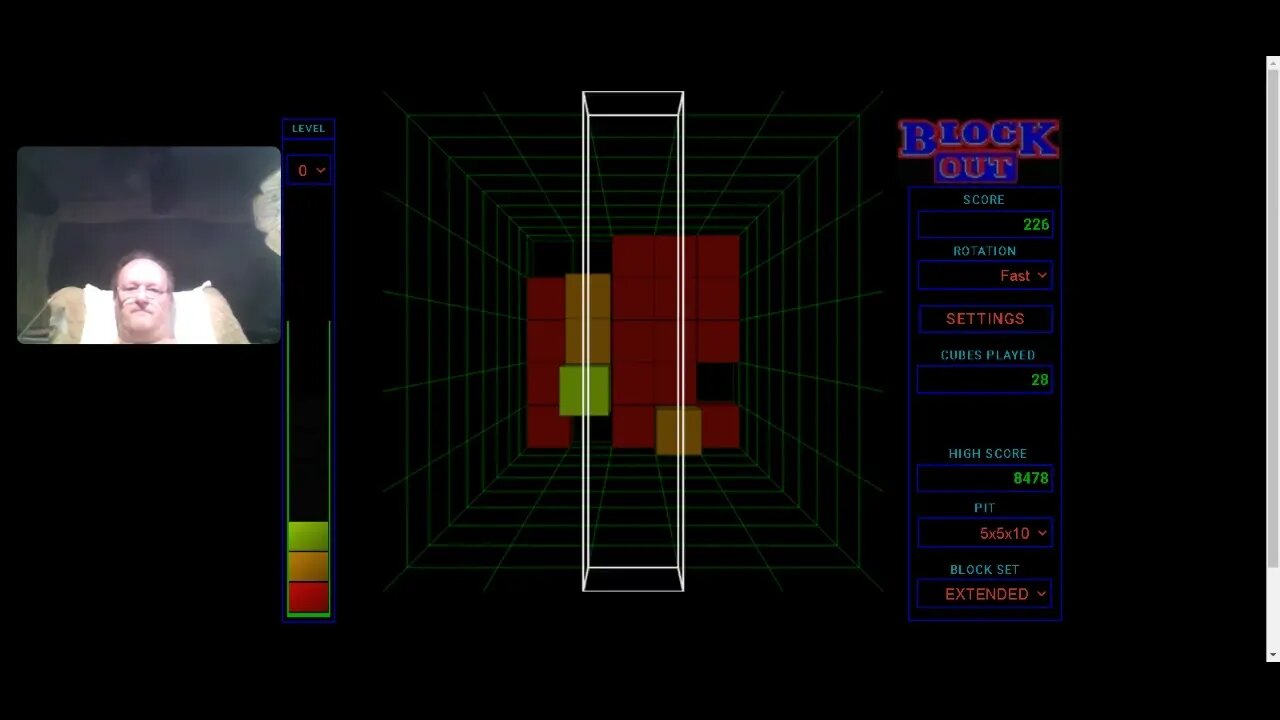 I am global ranked number 25 in 3D Tetris version BlockOut2 level: Out of control