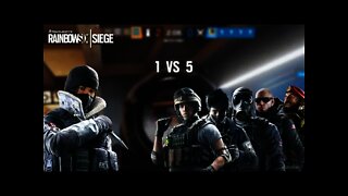 I DESTROYED THEIR WHOLE TEAM in an EPIC 1v5! (Rainbow Six Siege)