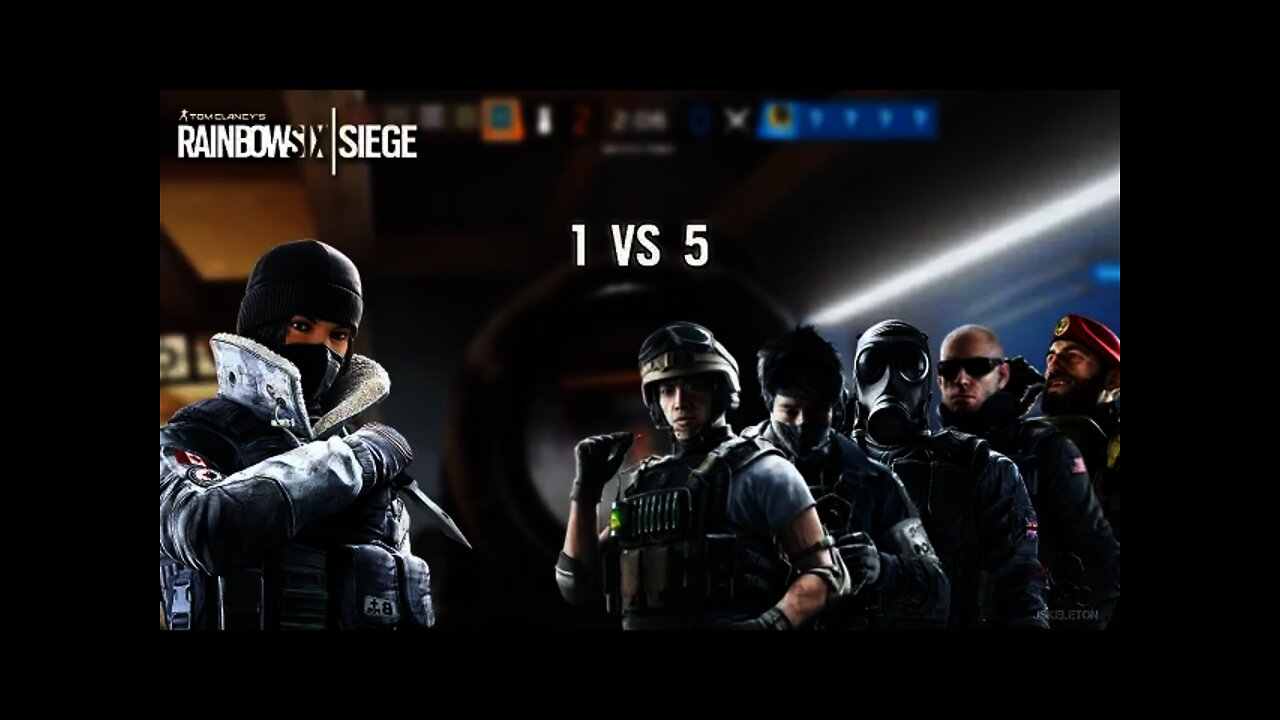 I DESTROYED THEIR WHOLE TEAM in an EPIC 1v5! (Rainbow Six Siege)