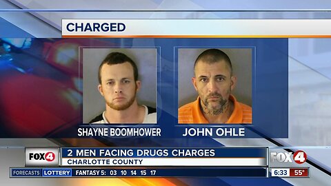 Two felons arrested after drugs found during traffic stop in Charlotte County