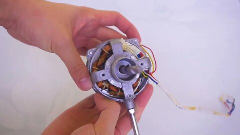 DIY Wind Turbine Generator from old Fan