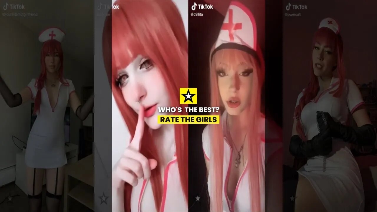 Rate the Grils: Makima Anime TikTok Cosplay Snap Contest #2 👩‍⚕️😈 (The Chainsaw Man) #shorts