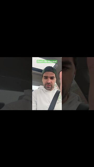 Stop Living Your Life The Normal Way #shorts