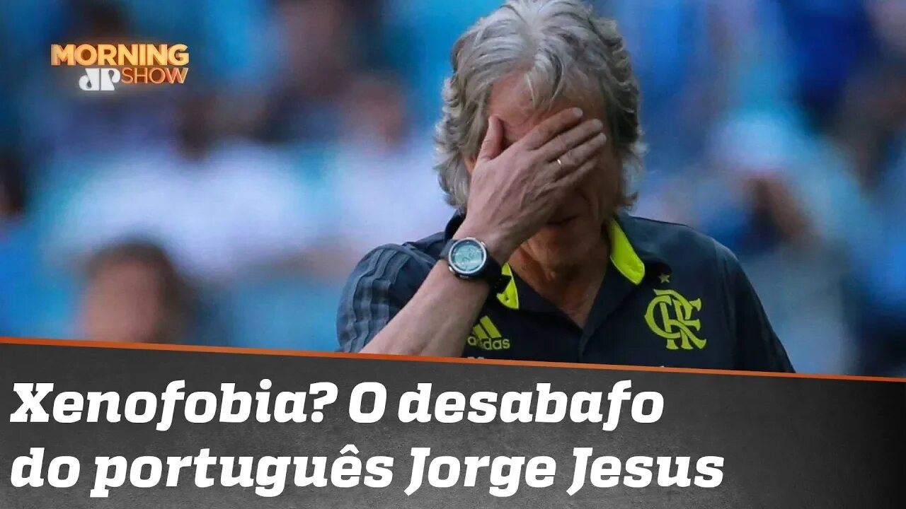 Xenofobia? O desabafo do português Jorge Jesus, técnico do Flamengo