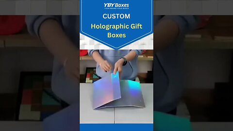 Special Holographic Gift Boxes For Special Gifts For Your Customers #shorts #tiktok #packaging