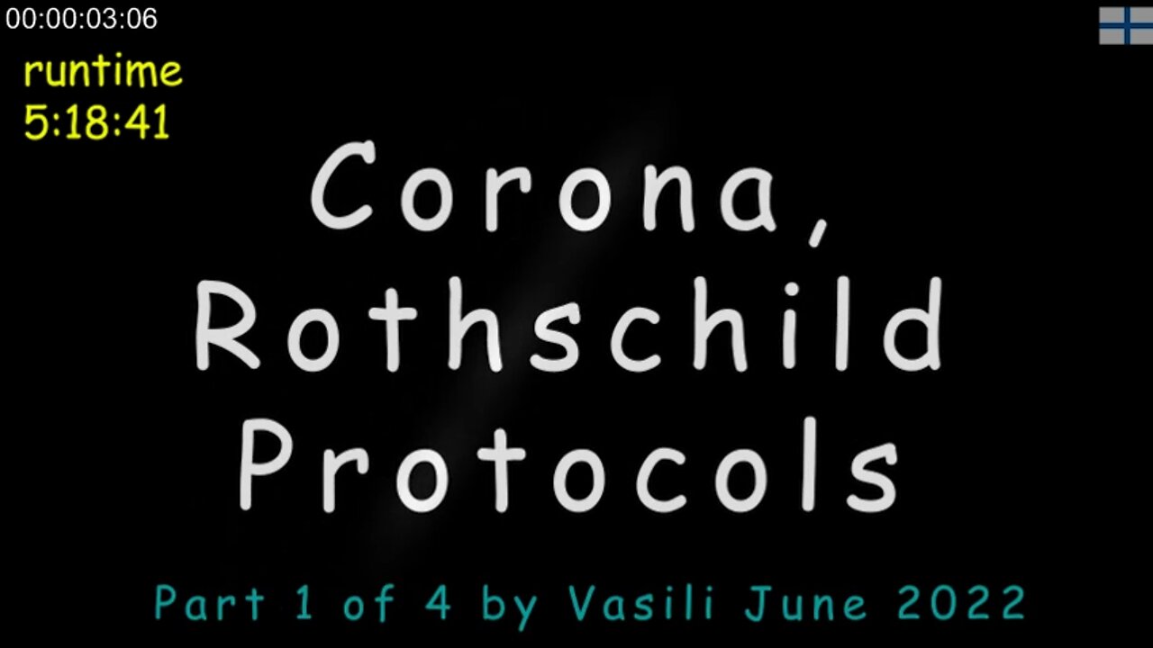 Corona Rothschild protocols 1 of 4 June 2022 covid-vax = bioweapon - main target = white people