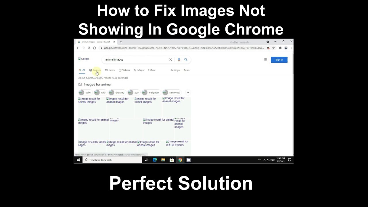 How to Fix Images Not Showing In Google Chrome Perfect Solution