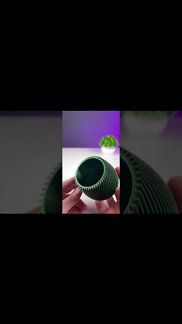 Green Glitter Garden Spiral Planter #shorts