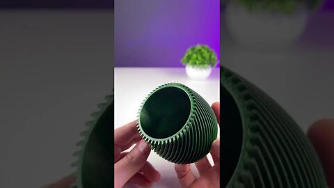 Green Glitter Garden Spiral Planter #shorts